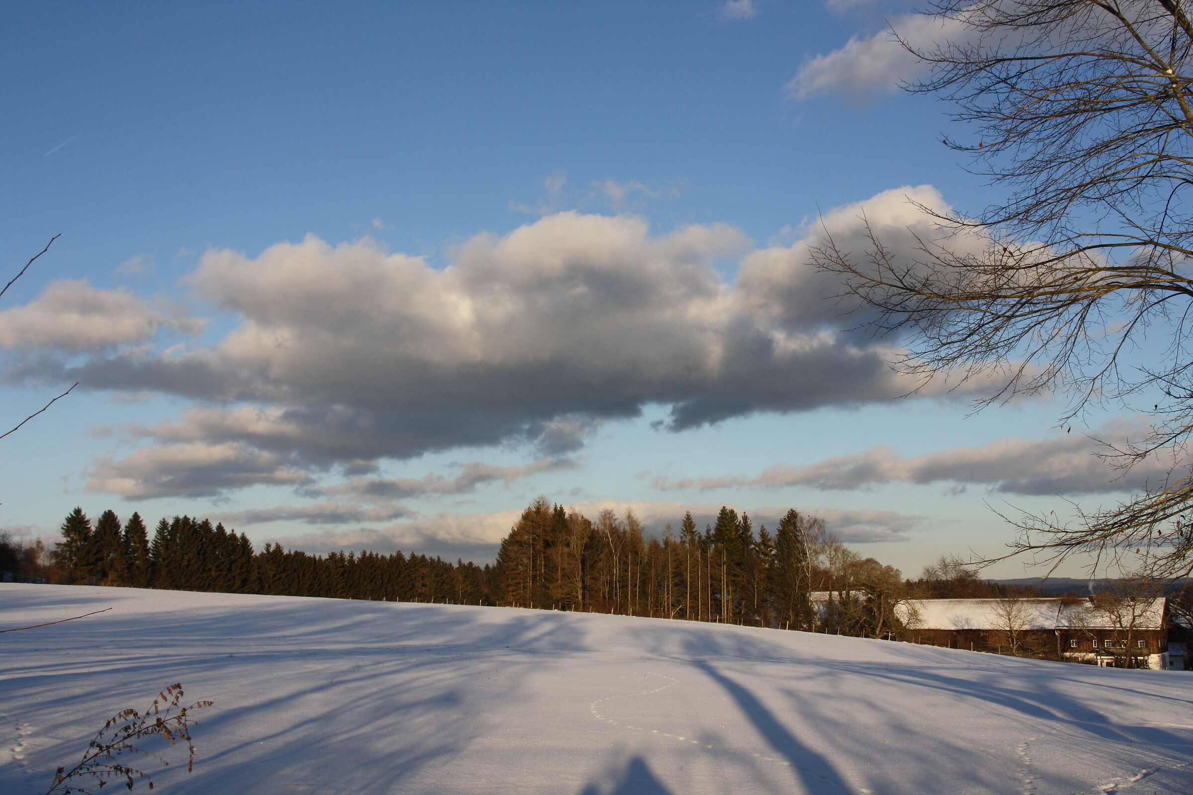 Wolken über Gut Ilkahöhe